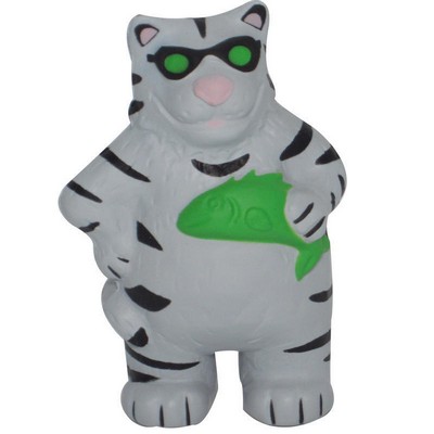 Cat with Glasses Stress Ball Toy