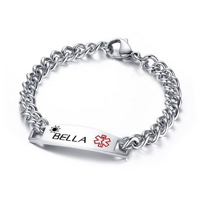 Silver Medical Bracelet