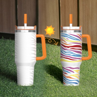 40oz UV Color Changing Tumbler Vacuum Insulated Bottle