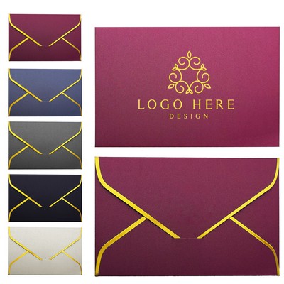 Luxurious Gold-Trim Envelope