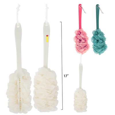 Back Scrubber for Shower Loofah Sponge Brush Exfoliating Body Scrub Brush