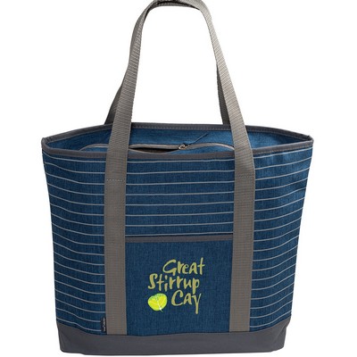 Prime Line Strand Snow Canvas Tote Bag