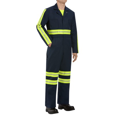 Red Kap® Enhanced Visibility Twill Action Back Coverall