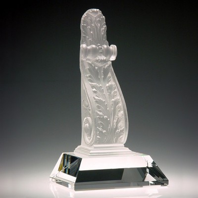 Optic Crystal Bookend