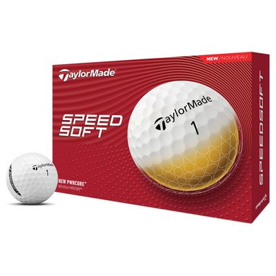 Taylormade Speedsoft White 2024 Golf Balls - 1 Dozen