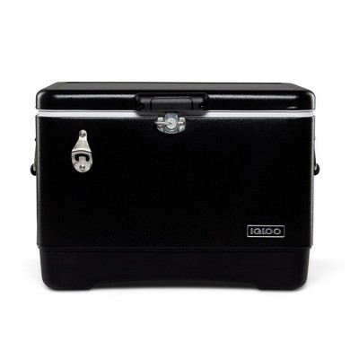 Igloo® Legacy 54Qt Cooler Black Stainless Steel