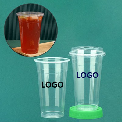 20oz Custom Clear Plastic Disposable Cold Drinks Cup