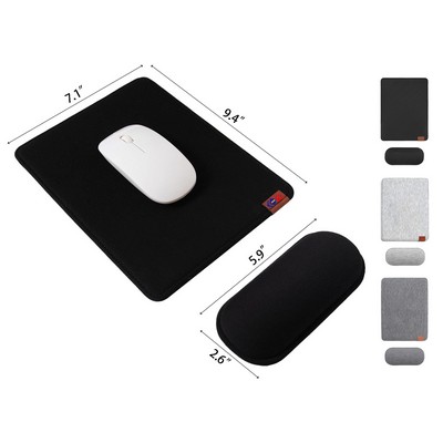 9.7 x 7.3 in Ergonomic Detachable Mouse Pad with Wrist Support