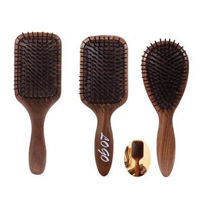 Black Walnut Wood Air Cushion Comb