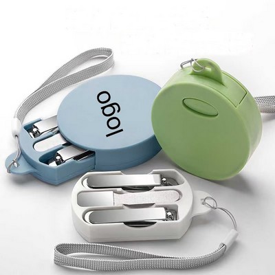 Ultra Sharp Sturdy Fingernail and Toenail Clipper Cutters with Case