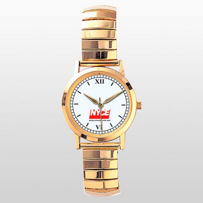 Bestseller Series Gold Watch w/ Twist Expansion Bands