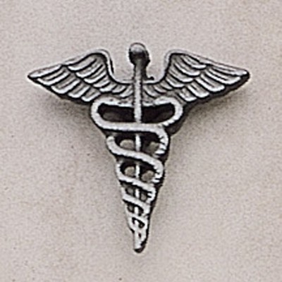 Caduceus Marken Design Cast Lapel Pin (Up to 3/4")