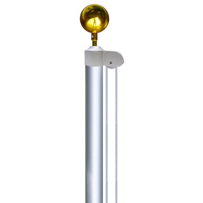 20' Residential Aluminum Poles Set Without Flag