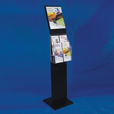 Display Stand w/Angled Sign Holder