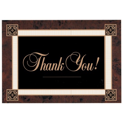 Classic Thank you Everyday Note Card (3 1/2"x5")