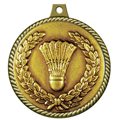 Stock Medal w/ Rope Border (Badminton) 2 1/4"