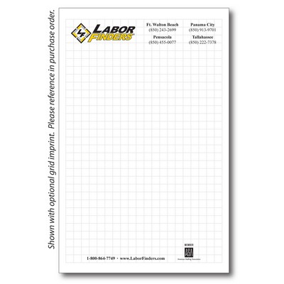 8 3/8" x 5 3/8" 100-Sheet Notepad