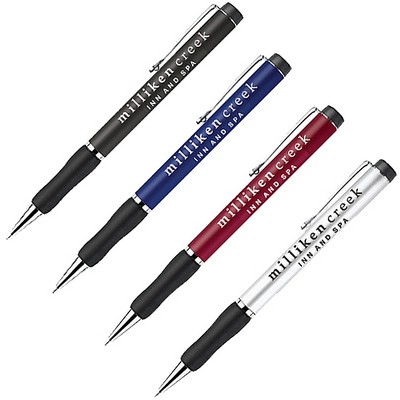 Cora Aluminum Ballpoint Twist Pen w/Chrome Trim