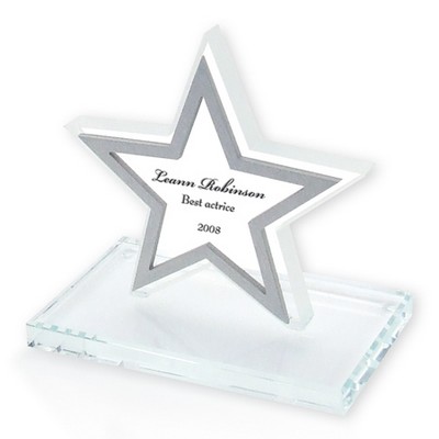 Glass Star on Base Award/Recognition