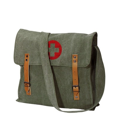 Classic Sage Medic Bag w/Cross