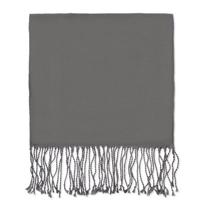 Gray Bamboo Muffler Scarf