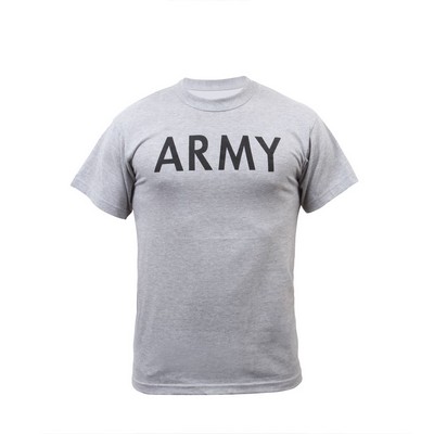 Army Gray Physical Training T-Shirt (2XL)