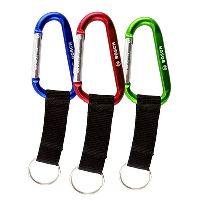 Aluminum Carabiner Key Tag