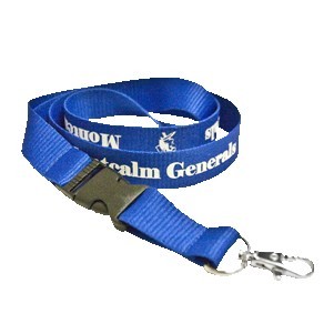 3 Day: Custom Printed 3/4" Flat Lanyard w/Clasp and Buckle