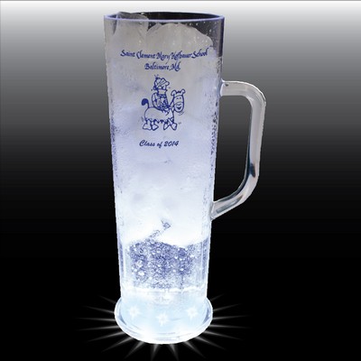 22 Oz. Plastic Light-Up Frankfurt Mug w/5 LEDs