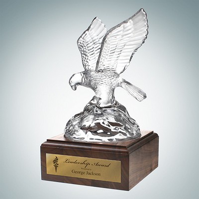 Soaring Eagle Award w/ Walnut Base