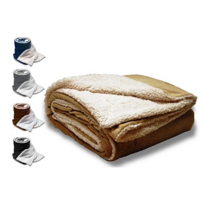 Oversized Micro Mink Sherpa Blanket