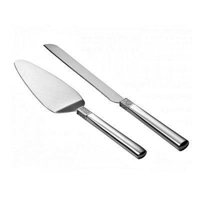 Waterford Lismore Diamond Cake Knife & Server