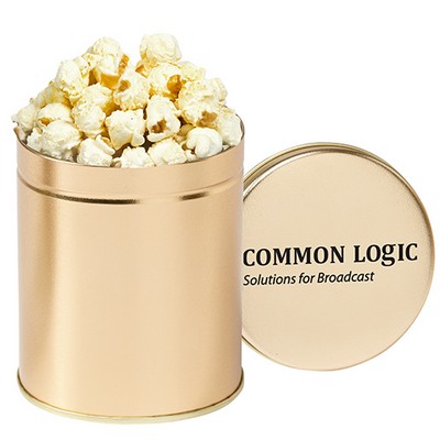 Gourmet Popcorn Tin (Quart) - White Cheddar Popcorn