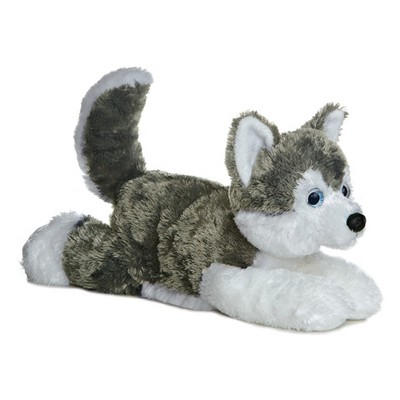 12" Shadow Husky Stuffed Animal