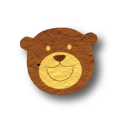 Animarks (Plantable, Seed Paper Page-Savers) - Bear