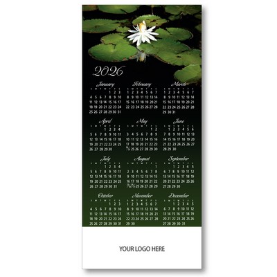 2026 Water Lily Magnetic Calendar