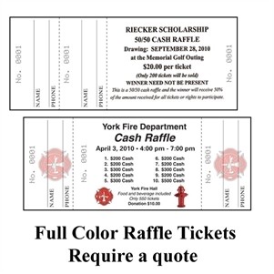 Double Stub Tickets (Astrobright Colors)