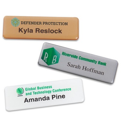 3" W x 1" H - PVC Name Badge