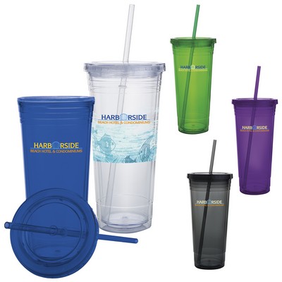 Double Wall Acrylic Tumbler - 24 oz.