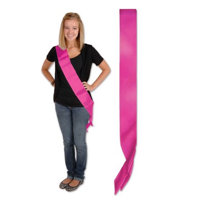 Blank Satin Sash