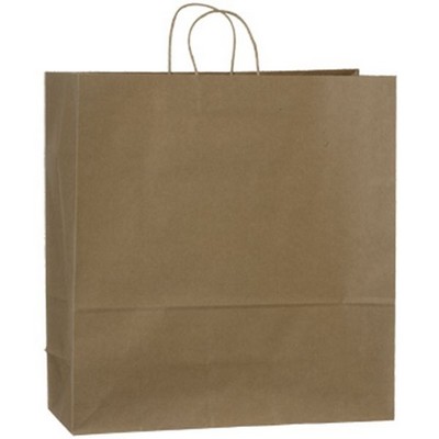 Natural Kraft Paper Queen Shopping Bag (16"x6"x19")