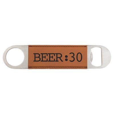 1.5" x 7" Rawhide Leatherette Bottle Opener