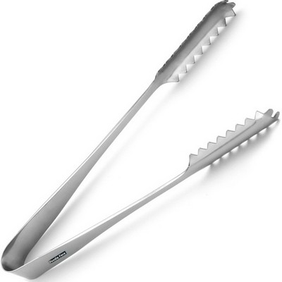 8.5" Stainless Steel Serving Tongs