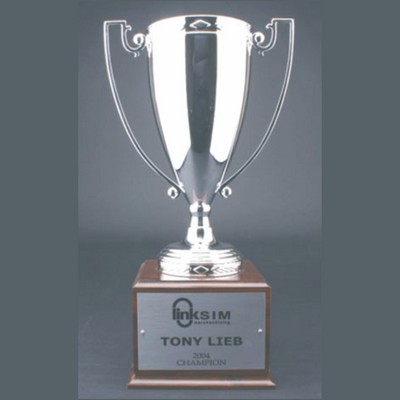 15" Gold plated Italian trophy cup