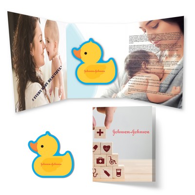 Tek Booklet 2 with Full Color Rubber Duck Coaster