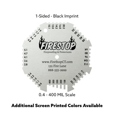 Metalphoto 0.4-400 MIL or 10-10,160 Micron Wet Film Gauge