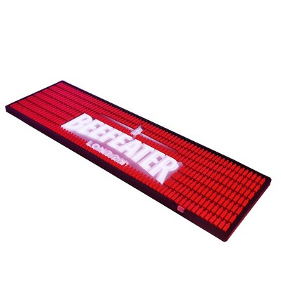 LED + Dark Glow Bar Service Mat