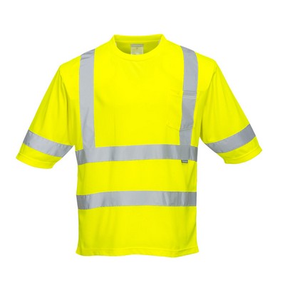 Hi-Vis Mesh Insert Class 3 T-Shirt S/S