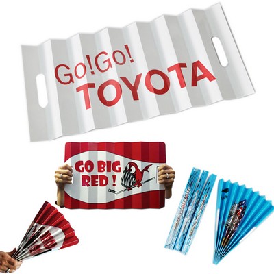 Handheld Paper Fan Banner