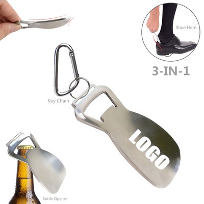 Mini Shoe Horn w/Bottle Opener